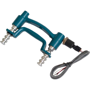 BASELINE HYDRAULIC HAND DYNAMOMETER, 300 LB. ANALOG OUTPUT SIGNAL, NO GAUGE, BLUE by Fabrication Enterprises