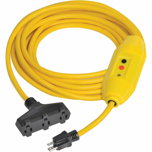 GFCI CORD SET, IN-LINE, AUTO, 100 FT, YELLOW by Tower Manufacturing Corporation GFCI CORD SET, IN-LINE, AUTO, 100 FT, YELLOW by Tower Manufacturing Corporation