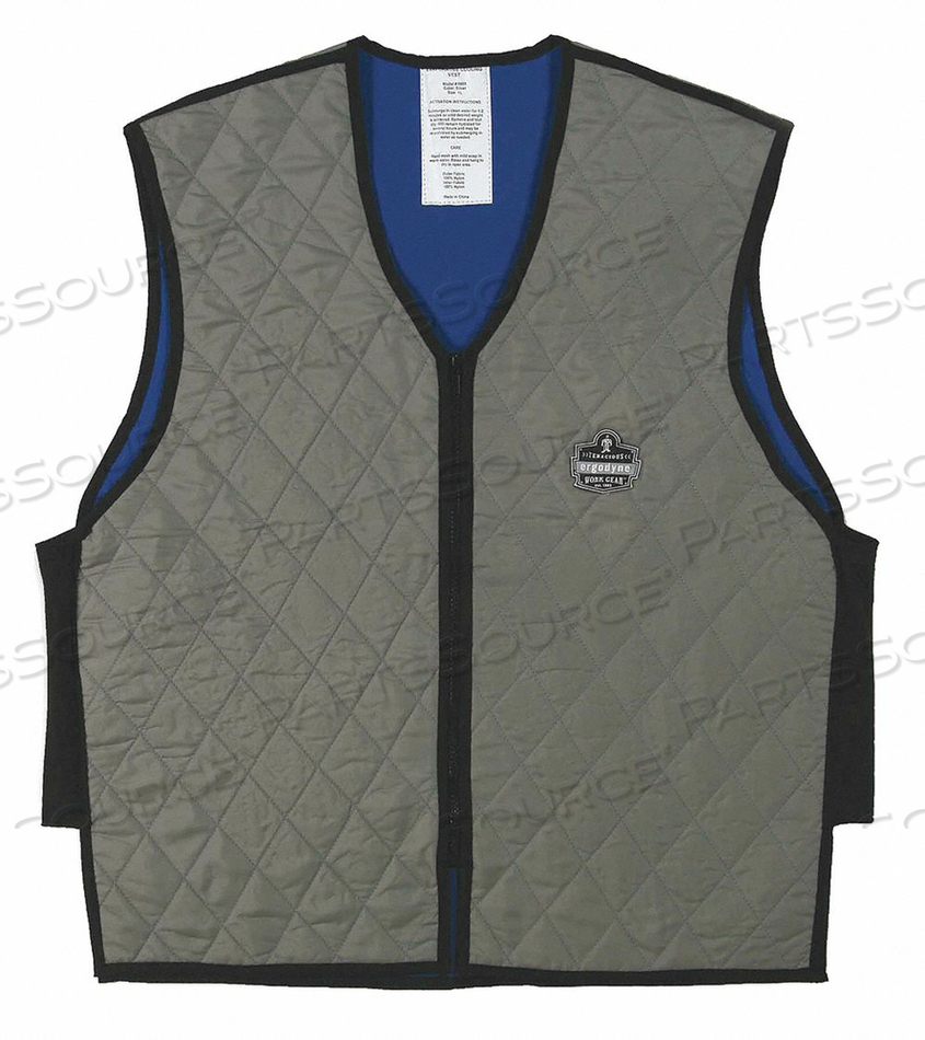 COOLING VEST GRAY 4 HR. XL by Ergodyne COOLING VEST GRAY 4 HR. XL by Ergodyne