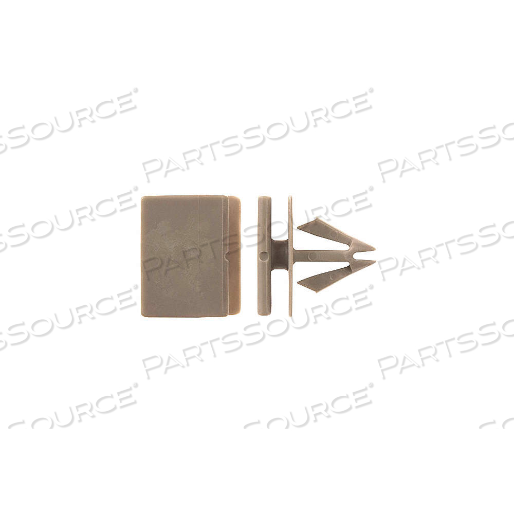 CLIP, MOULDING, RECTANGULAR, 7⁄16 IN, NYLON, G.M., 25 PACK QTY by Approved Vendor