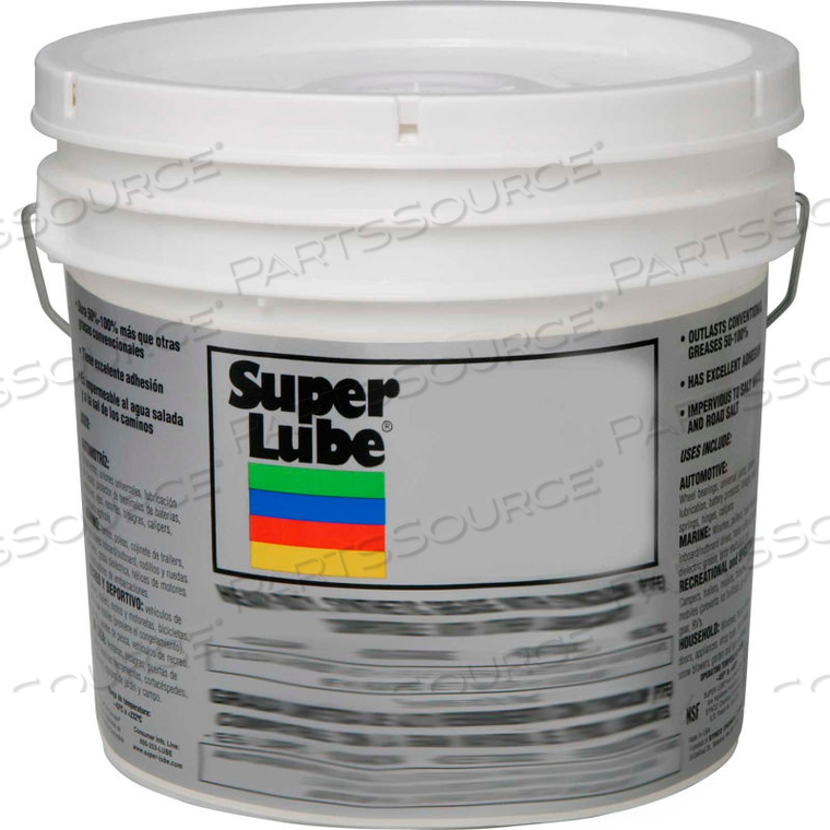 SILICONE LUBRICATING GREASE W/ PTFE, 5 LB. PAIL by Super Lube