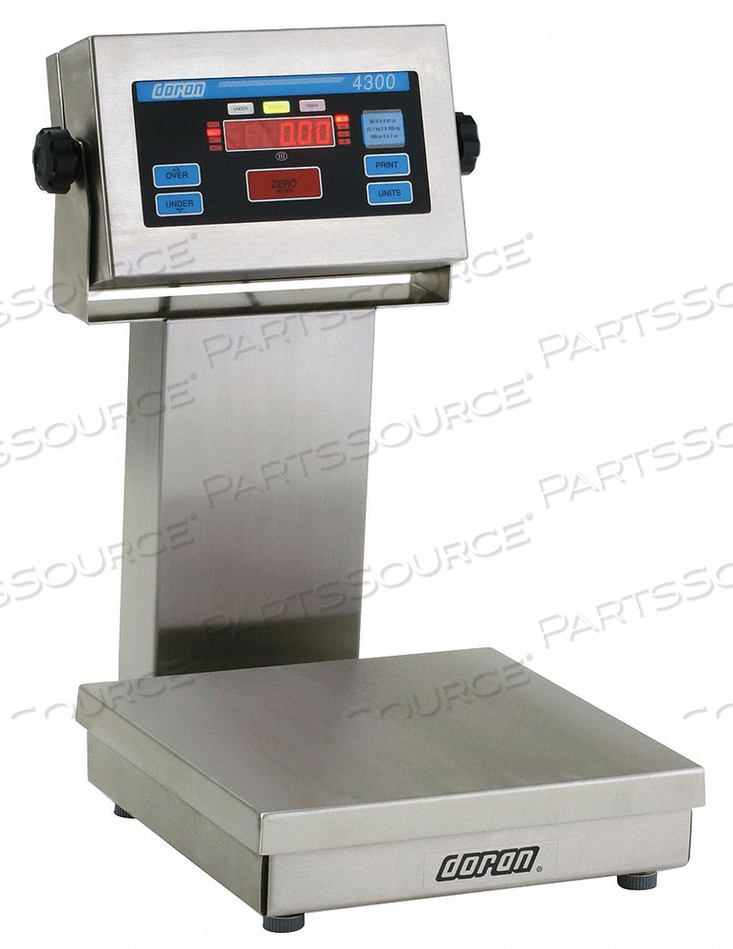 CHECKWEIGHER SCALE SS PLTFRM 50 LB CAP. by Doran Scales Inc.