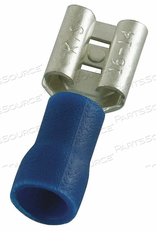 FEMALE DISCONNECT BLUE 16-14AWG PK100 by Power First FEMALE DISCONNECT BLUE 16-14AWG PK100 by Power First