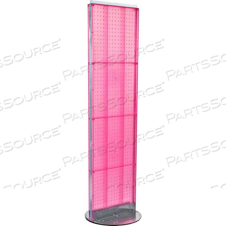 PEGBOARD FLOOR STAND, 16"W X 60"H, PK, 1 PC by Azar International