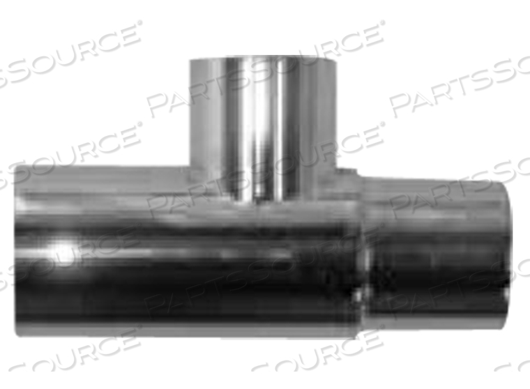 GAUGE ADAPTER "T", 22MMF X 22MMM/15MMF X 1/4" NPT-F, CHROME BRASS by Anesthesia Associates