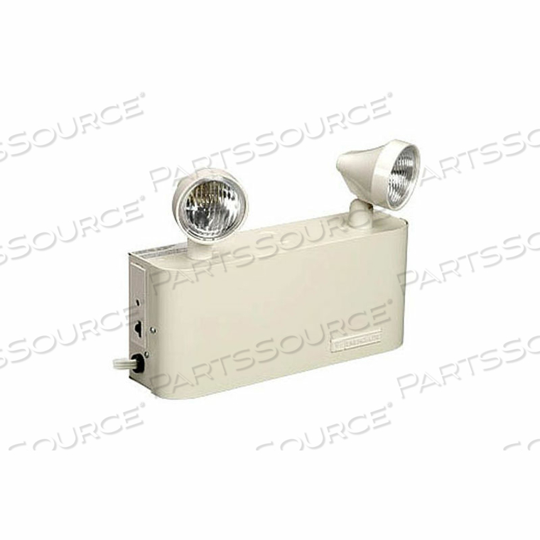 SMALL STEEL EMERGENCY LIGHT - 6V, 2- 4W LED MR16 LAMP HEADS SMALL STEEL EMERGENCY LIGHT - 6V, 2- 4W LED MR16 LAMP HEADS