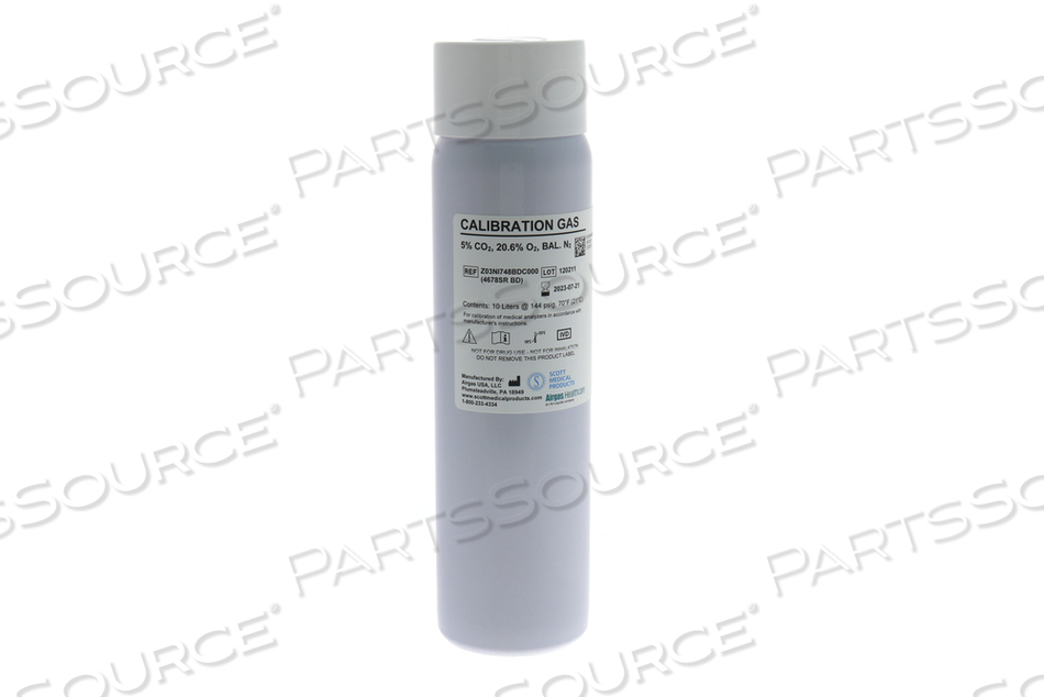 CALIBRATION GAS by Physio-Control