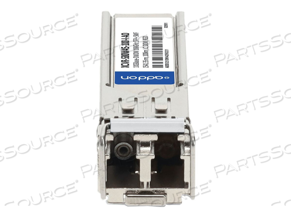 ADDON, SFP+ TRANSCEIVER MODULE (EQUIVALENT TO: CIENA XCVR-S80W45-100-I), 10 GIGE, 10GBASE-DWDM, LC SINGLE-MODE, UP TO 62.2 MILES, 1541.35 NM by ADDON