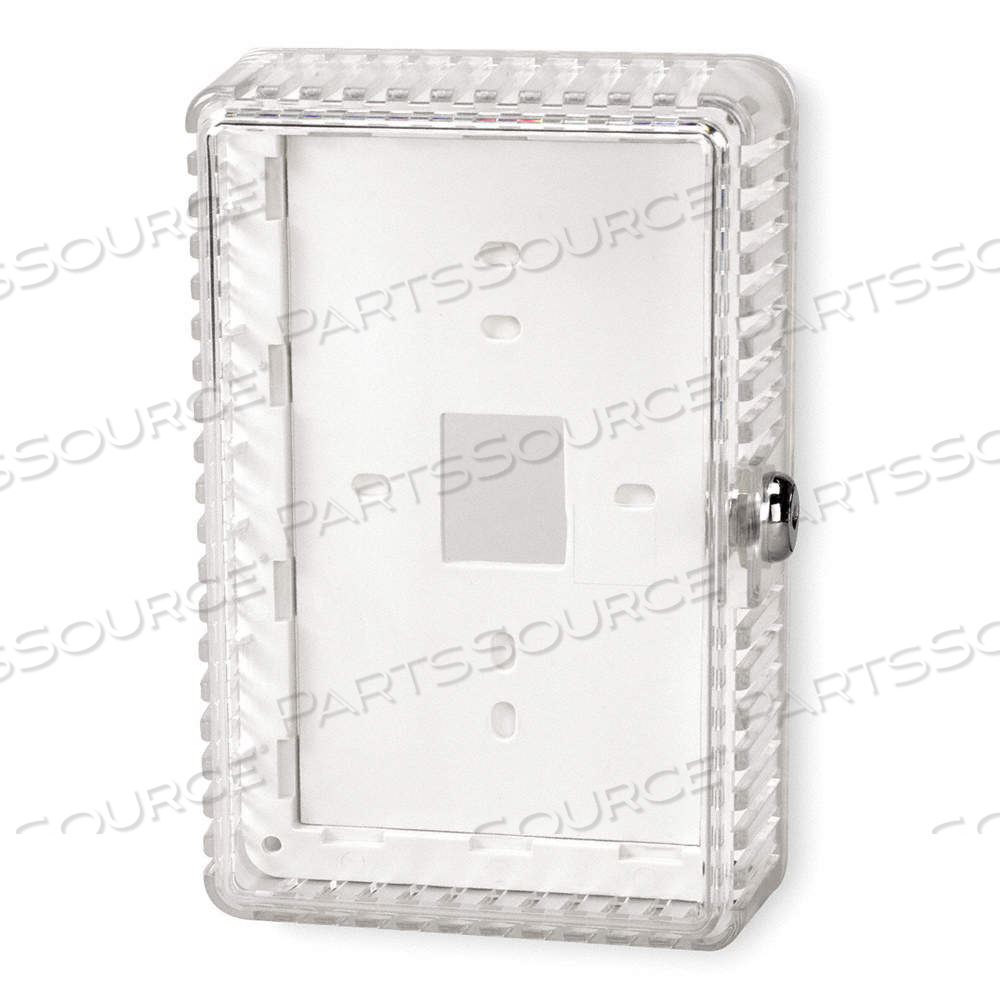 UNIVERSAL THERMOSTAT GUARD, SNAP-ON, CLEAR, RING BASE/SOLID BASE, SINGLE WALL by Approved Vendor UNIVERSAL THERMOSTAT GUARD, SNAP-ON, CLEAR, RING BASE/SOLID BASE, SINGLE WALL by Approved Vendor