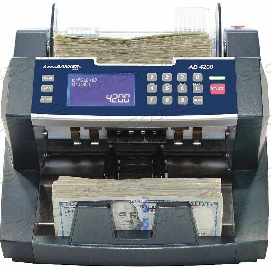 BILL COUNTER 300 BILLS CAPACITY by Accubanker BILL COUNTER 300 BILLS CAPACITY by Accubanker