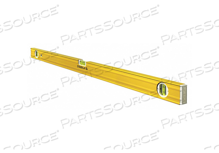 BOX LEVEL ALUMINUM 48 IN L 3 VIALS by Stabila BOX LEVEL ALUMINUM 48 IN L 3 VIALS by Stabila