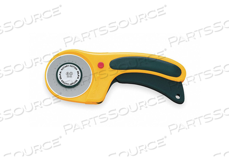 ERGONOMIC ROTARY CUTTER 60MM TUNGSTEN by Olfa ERGONOMIC ROTARY CUTTER 60MM TUNGSTEN by Olfa