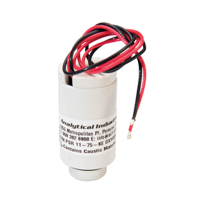 OXYGEN, GALVANIC SENSOR, 12 IN WIRE, 0 TO 100%, WHITE, 10 TO 14 MV SIGNAL OUTPUT, <13 SEC RESPONSE, 0 TO 45 DEG C, 0 TO 99% by Analytical Industries Inc. (AII)