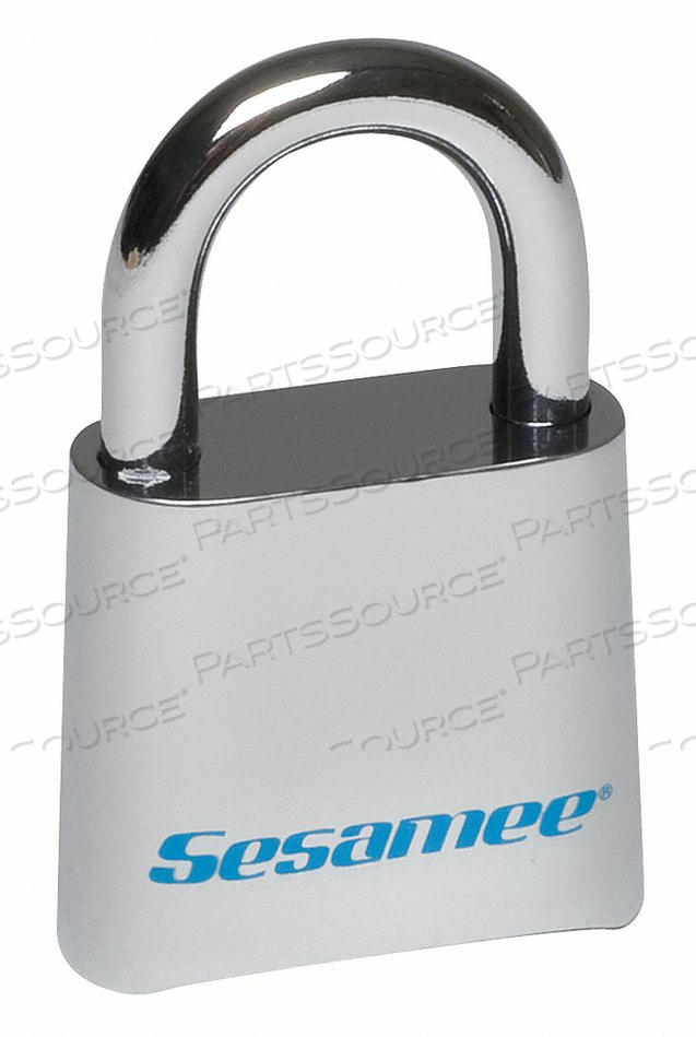 COMBINATION PADLOCK 1 3/4IN RECTGLE GOLD by Sesamee