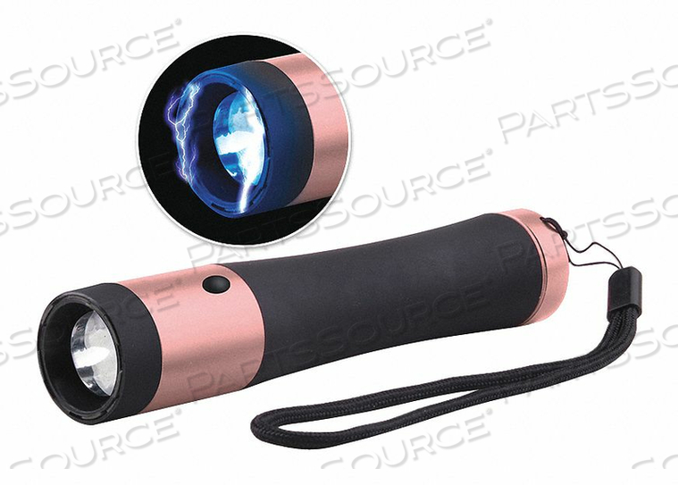 FLASHLIGHT CONCEALED STUN GUN LED PINK by Guard Dog Security
