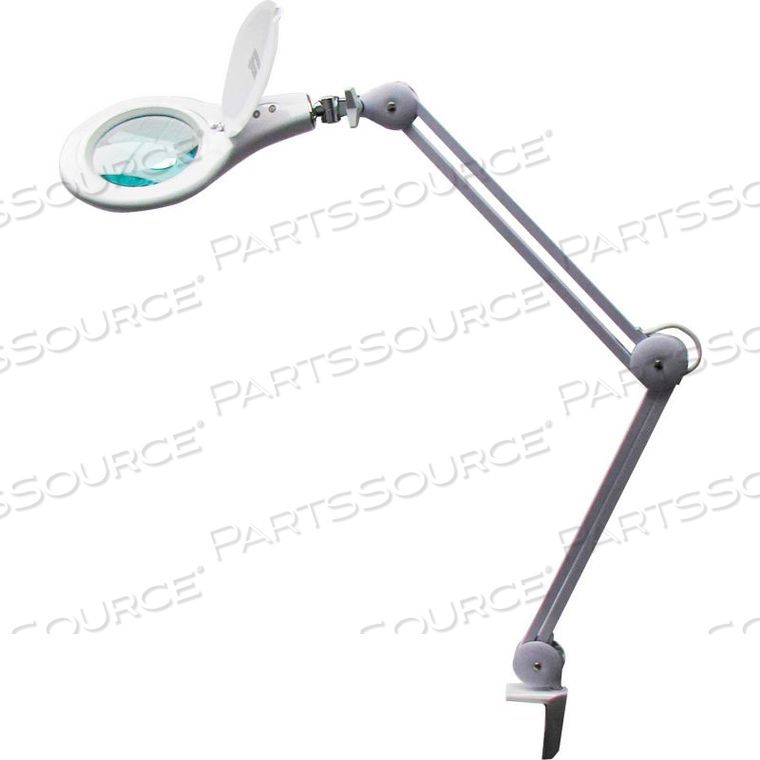 MAGNIFIER W/DIM & BRIGHTNESS CONTROLS, 11W, 6500K, 5-DIOPTER, 32" REACH, WHITE by Mg Electronics MAGNIFIER W/DIM & BRIGHTNESS CONTROLS, 11W, 6500K, 5-DIOPTER, 32" REACH, WHITE by Mg Electronics
