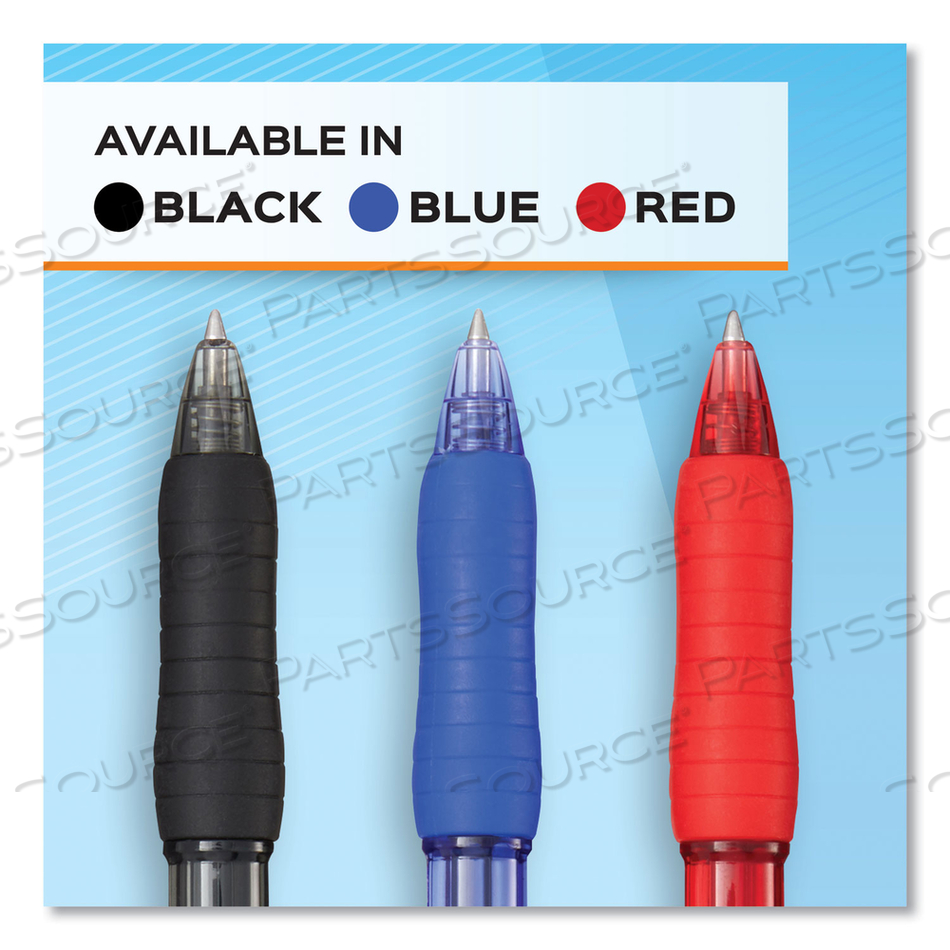 PROFILE GEL PEN, RETRACTABLE, MEDIUM 0.7 MM, BLUE INK, TRANSLUCENT BLUE BARREL by Paper Mate