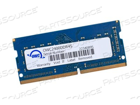 DDR4, MODULE, 4 GB, SO-DIMM 260-PIN, 2400 MHZ / PC4-19200, CL17, 1.2 V, UNBUFFERED, NON-ECC, FOR APPLE IMAC (MID 2017) by Other World Computing