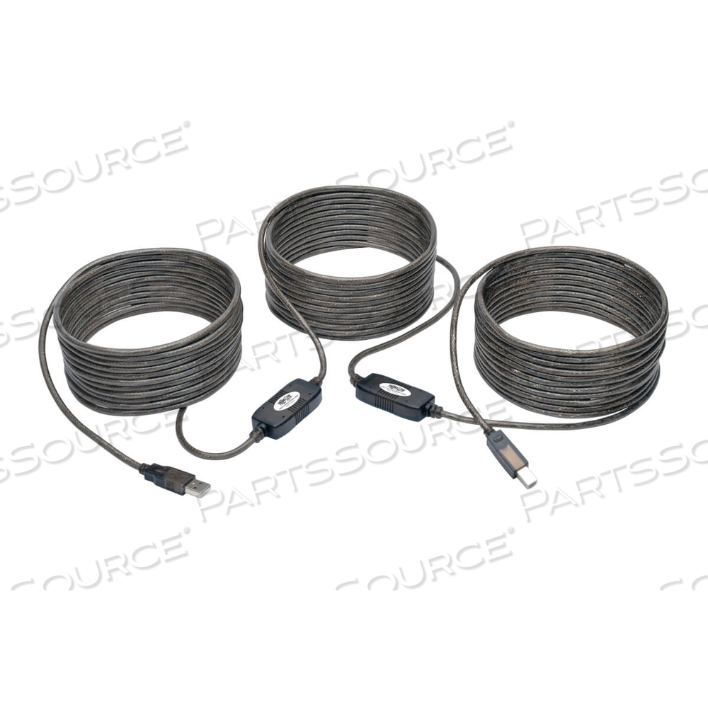 50FT USB 2.0 HI-SPEED ACTIVE REPEATER CABLE USB-A TO USB-B M/M by Tripp Lite 50FT USB 2.0 HI-SPEED ACTIVE REPEATER CABLE USB-A TO USB-B M/M by Tripp Lite