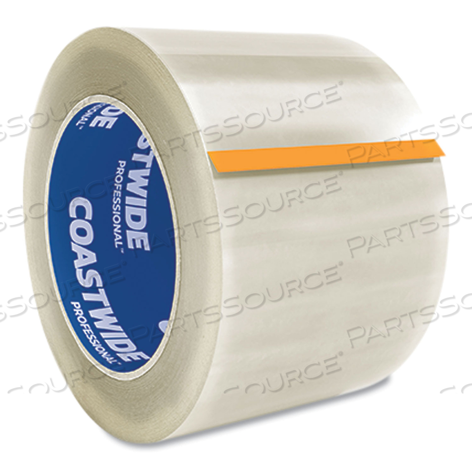 INDUSTRIAL PACKING TAPE, 3" CORE, 2.1 MIL, 3" X 110 YDS, CLEAR, 24/CARTON 