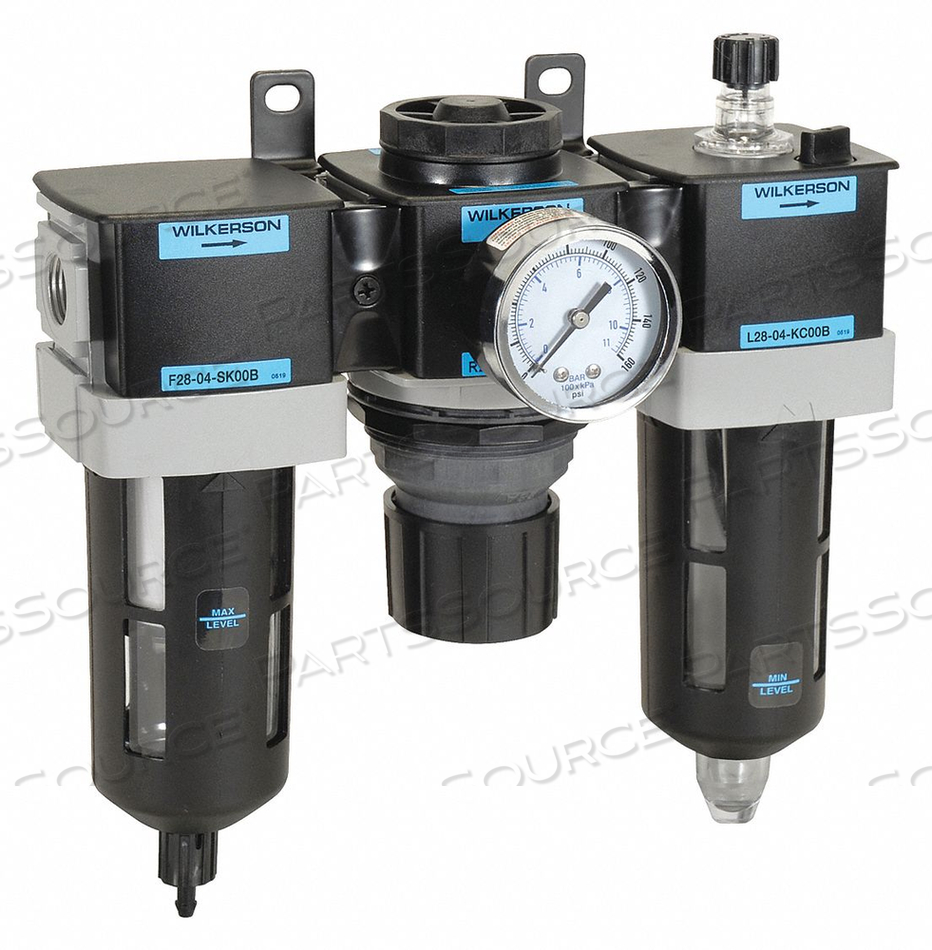 FILTER/REGULATOR/LUBRICATOR 3 PCS. FILTER/REGULATOR/LUBRICATOR 3 PCS.