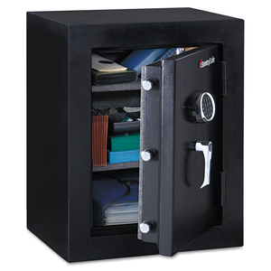 EXECUTIVE FIRE-SAFE, 3.4 CU FT, 21.75W X 19D X 27.75H, BLACK by SentrySafe