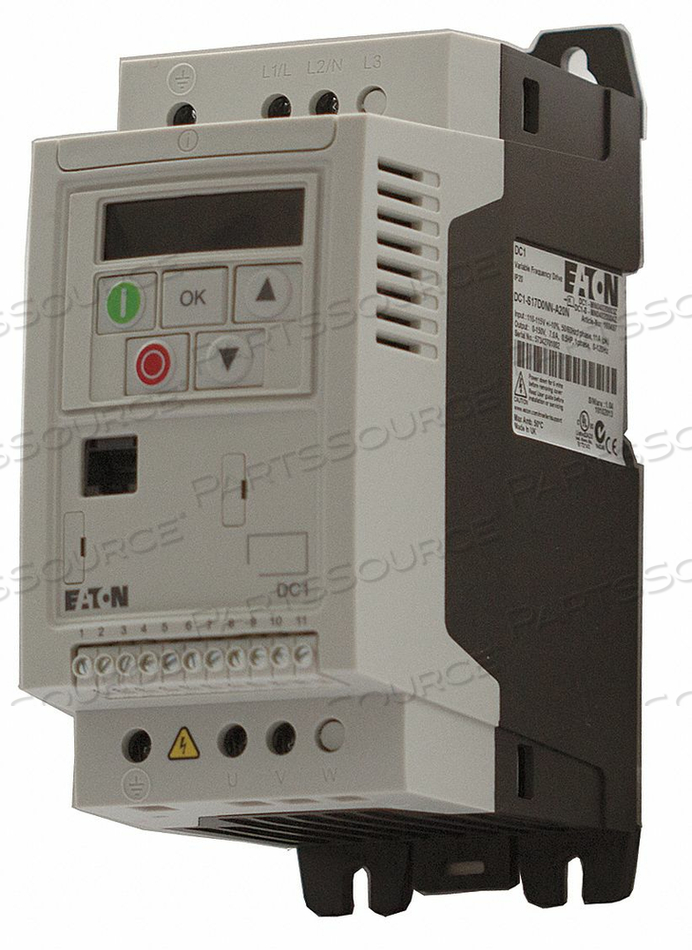VARIABLE FREQUENCY DRIVE 1/2 HP 115VAC by Eaton VARIABLE FREQUENCY DRIVE 1/2 HP 115VAC by Eaton