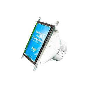 SPEEDI-BOOT SQUARE TO ROUND ADAPTOR REGISTER VENT BOOT ADJ. HANGERS 10" X 10" X 8" by Applied Applications Int'l, LLC