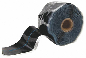 TRIANGLE SELF FUSING TAPE 2 IN BLK/BLUE by ER Tape