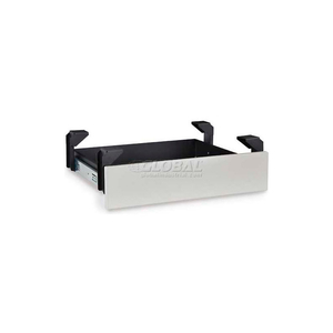 LAN STATION UTILITY DRAWER, FOLKSTONE GRAY by Kendall Howard LLC