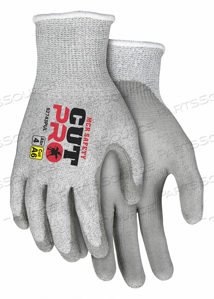 CUT-RESISTANT GLOVES XS GLOVE SIZE PK12 by MCR Safety