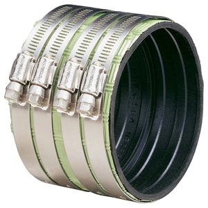 COUPLINGS 4CLAMPS GREEN FOR PIPE 4 by Ideal Clamps