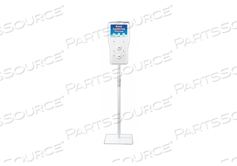 HAND SANITIZER FLOOR STAND 1250ML WHITE by Best Sanitizers Inc.