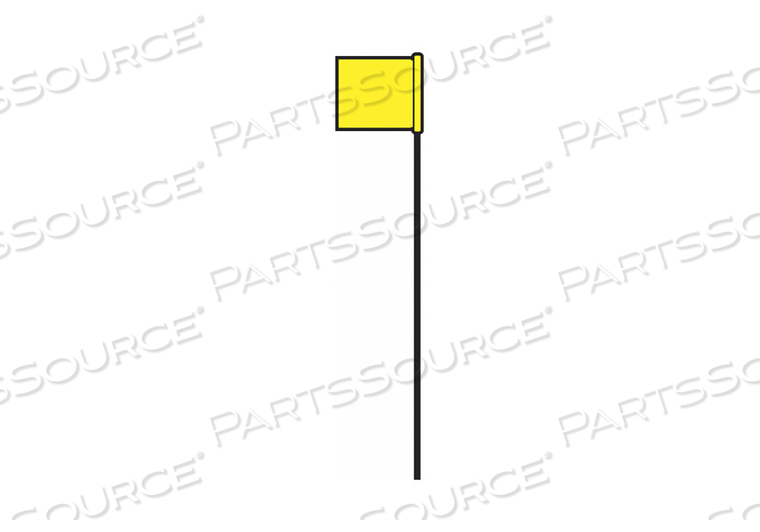 MARKING FLAG YELLOW SOLID PATTERN PK25 by Hy-Ko Products MARKING FLAG YELLOW SOLID PATTERN PK25 by Hy-Ko Products