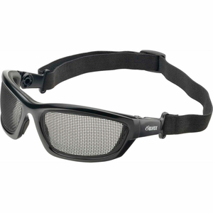 BLACK STAINLESS STEEL MESH GOGGLES, 12 PAIRS by Elvex