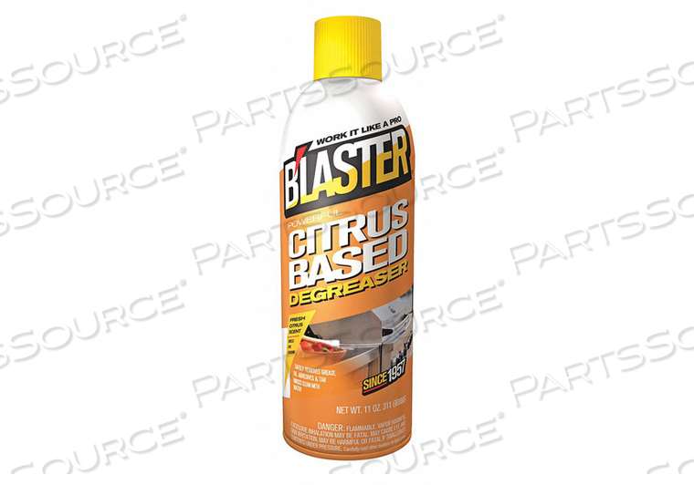 CLEANER/DEGREASER 11 OZ. AEROSOL CAN by Blaster CLEANER/DEGREASER 11 OZ. AEROSOL CAN by Blaster