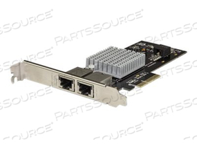 PCIE NETWORK ADAPTER CARD DUAL NIC PORTS NETWORK INTERFACE CARD 2X 10 GBE RJ45 P by StarTech.com Ltd.
