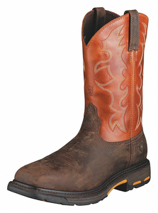 H9518 WESTERN BOOT 8-1/2 D BROWN STEEL PR by Ariat