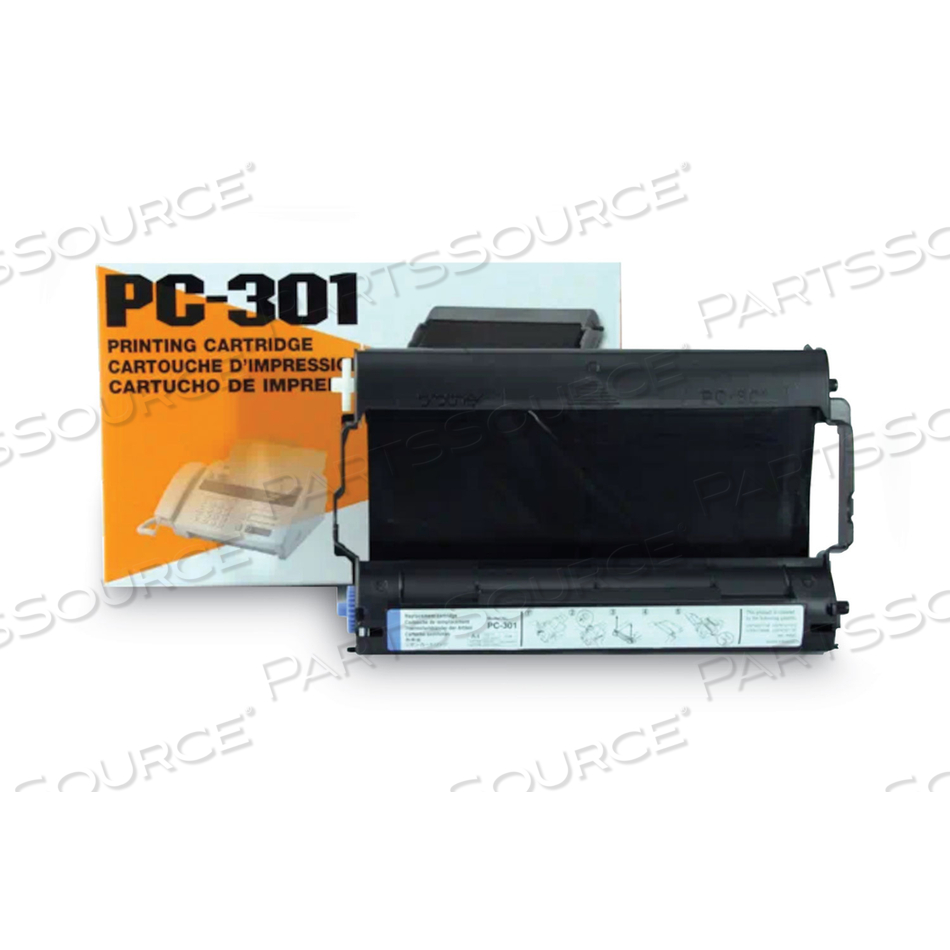 PC-301 THERMAL TRANSFER PRINT CARTRIDGE, 250 PAGE-YIELD, BLACK by Brother