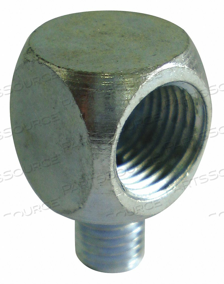 GREASE FITTING, 90 DEGREES , SQUARE, MATERIAL STEEL, ZINC PLATED FINISH, THREAD SIZE 1/8-27 MALE, 1/8-27 FEMALE, OVERALL LENGTH 1 IN., PACKA by Westward GREASE FITTING, 90 DEGREES , SQUARE, MATERIAL STEEL, ZINC PLATED FINISH, THREAD SIZE 1/8-27 MALE, 1/8-27 FEMALE, OVERALL LENGTH 1 IN., PACKA by Westward