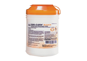 LARGE BLEACH GERMICIDAL WIPES, 75/CANISTER by MarketLab