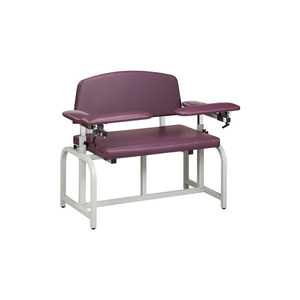 LAB X SERIES BARIATRIC BLOOD DRAWING CHAIR WITH PADDED ARMS by Clinton Industries, Inc