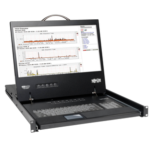 RACK CONSOLE KVM SWITCH 16-PORT IN A 19" LCD 1U - TAA by Tripp Lite