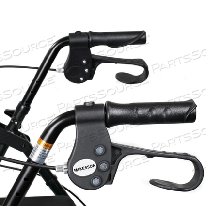 4-WHEEL ROLLATOR, BLACK by McKesson 4-WHEEL ROLLATOR, BLACK by McKesson