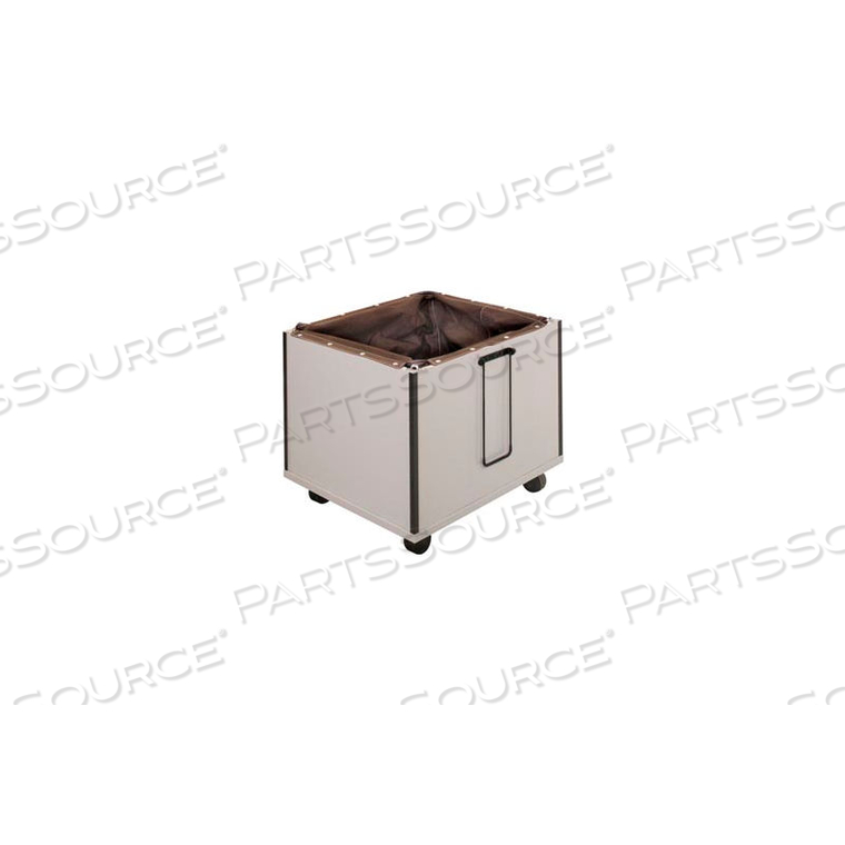 BOOK DROP CART - 26-1/8"W X 24-3/8"D X 24-3/8"H GRAY by Ironwood Manufacturing Inc