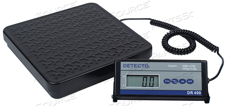RECEIVING SCALE, ELECTRONIC, 400 LB, MILD STEEL, LIQUID CRYSTAL DISPLAY, 5 DIGIT, 7 SEGMENT, 96 MM WD X 35 MM HT by Detecto Scale / Cardinal Scale RECEIVING SCALE, ELECTRONIC, 400 LB, MILD STEEL, LIQUID CRYSTAL DISPLAY, 5 DIGIT, 7 SEGMENT, 96 MM WD X 35 MM HT by Detecto Scale / Cardinal Scale