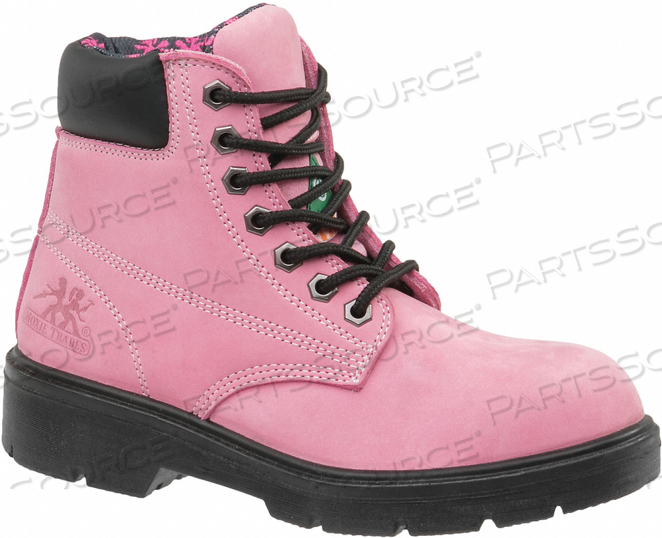 6 WORK BOOT 11 D PINK STEEL PR by Moxie Trades 6 WORK BOOT 11 D PINK STEEL PR by Moxie Trades
