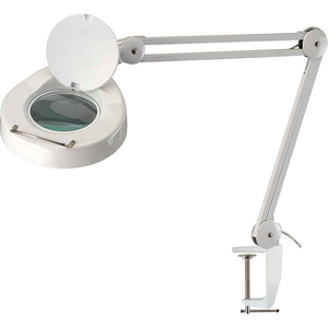 MAGNIFIER LAMP, 5-DIOPTER, 32" REACH, 6W, 350 LUMENS, 6400K, WHITE by Mg Electronics