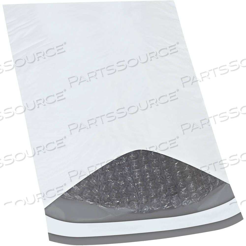 BUBBLE LINED POLY MAILERS, 7 1/4" X 12", WHITE, 100/CASE by BOX Partners (Box Acquisitions, LLC)