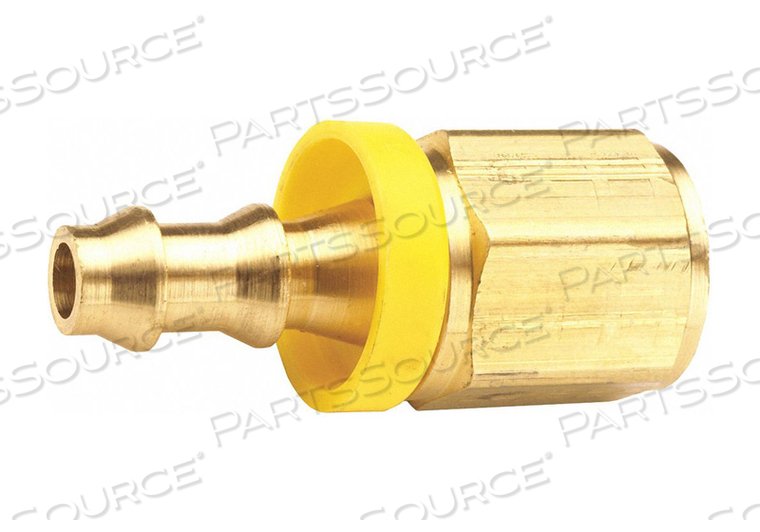 PUSH ON HOSE FITTING 3/8 X1/4 BARBXNPTF by Dixon Valve and Coupling